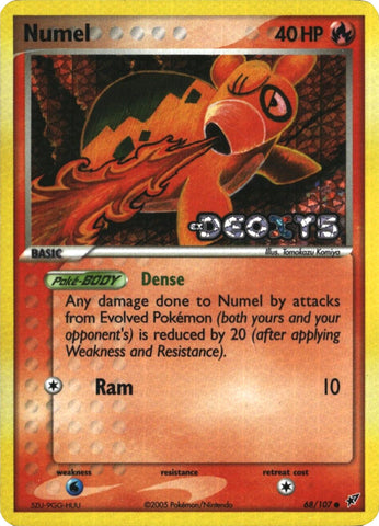 Numel 68/107 - Deoxys Reverse Holofoil