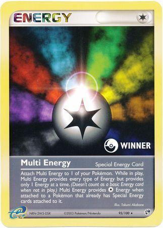 Multi Energy - 93/100 - Jumbo Cards Holofoil