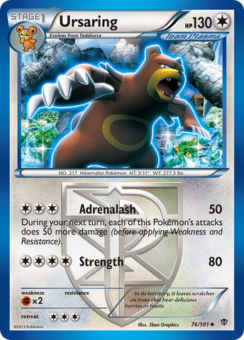 Ursaring (Team Plasma) 76/101 - Plasma Blast