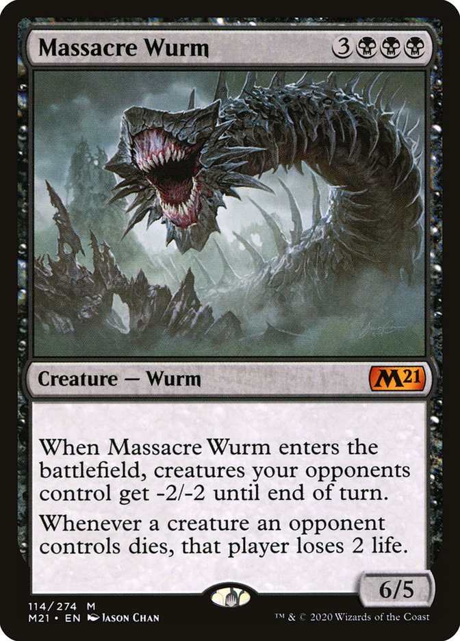 Massacre Wurm (M21-114) - Core Set 2021