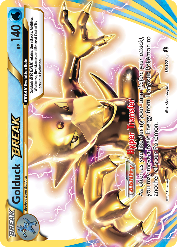 Golduck BREAK 18/122 - XY  BREAKpoint Holofoil