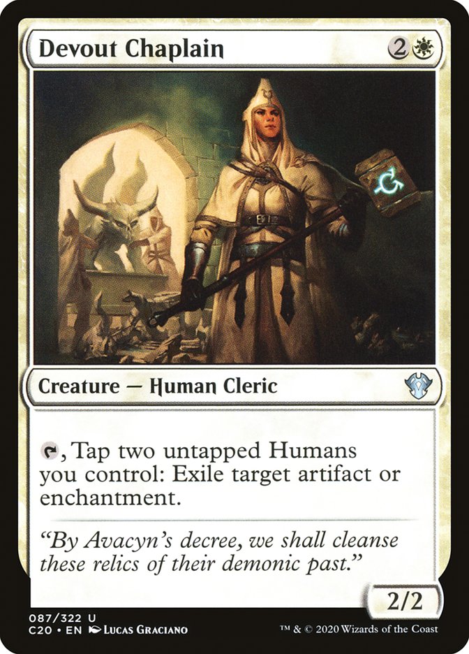 Devout Chaplain (C20-087) - Commander 2020