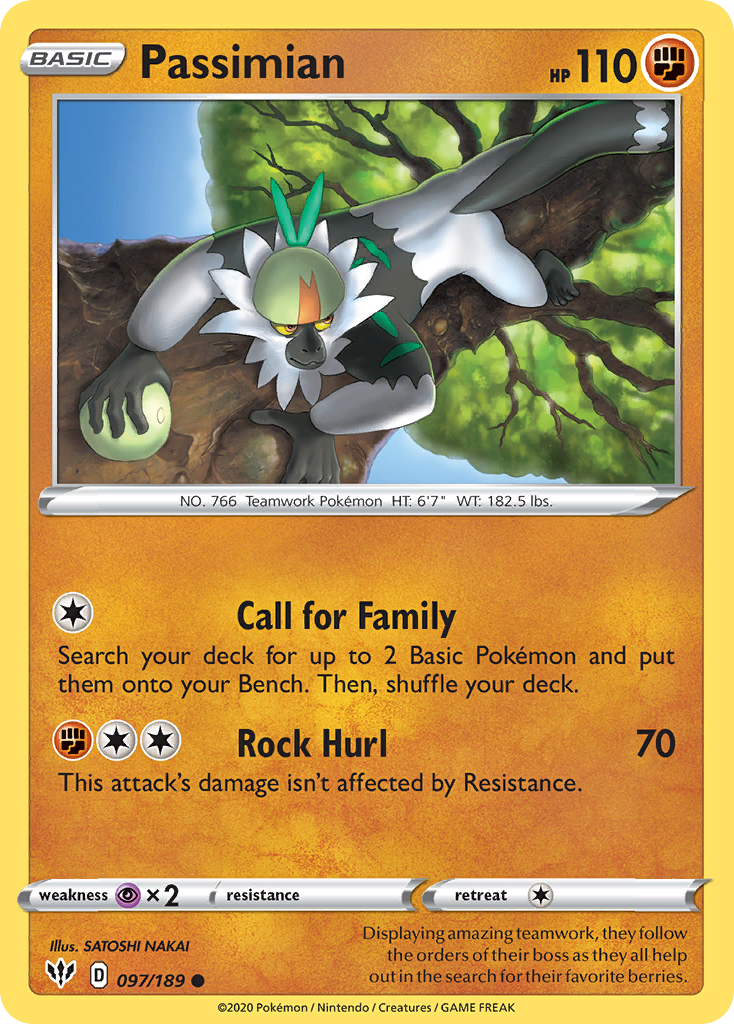 Passimian 97/189 - SWSH03 Darkness Ablaze