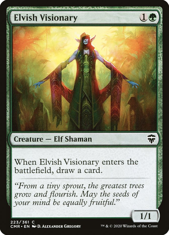 Elvish Visionary (CMR-223) - Commander Legends