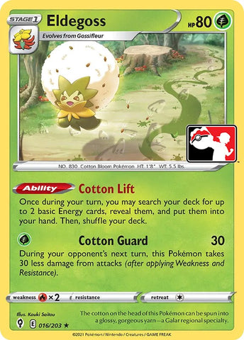 Eldegoss - Prize Pack Series Cards