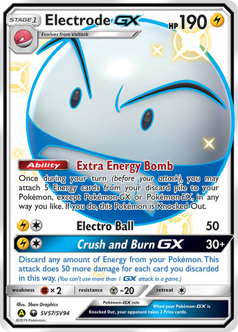 Electrode GX SV57/94 - Hidden Fates Shiny Vault Holofoil
