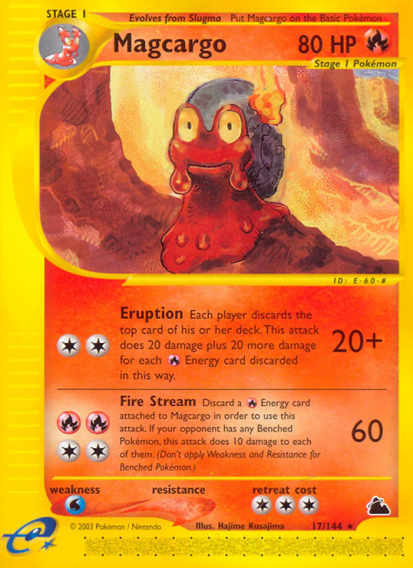 Magcargo (17) - 17/144 Skyridge - Rare