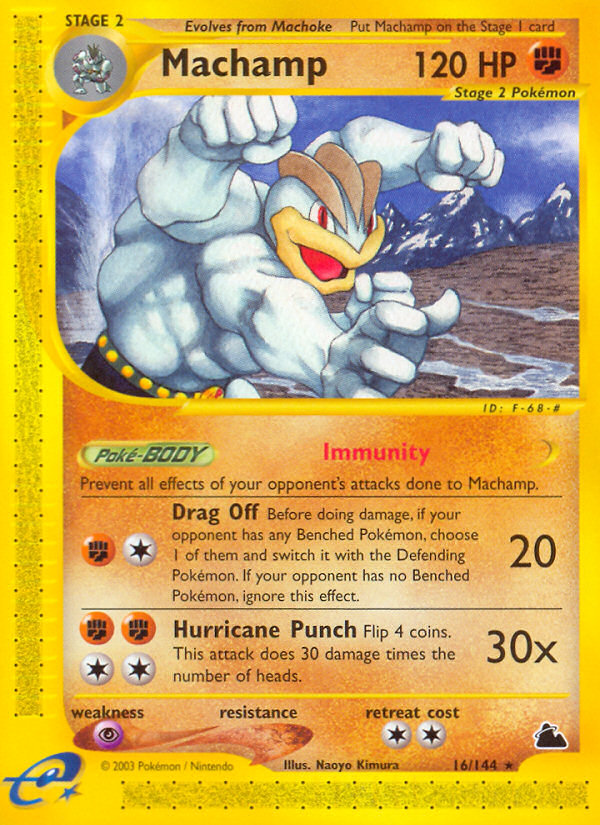 Machamp (16) - 16/144 Skyridge - Rare