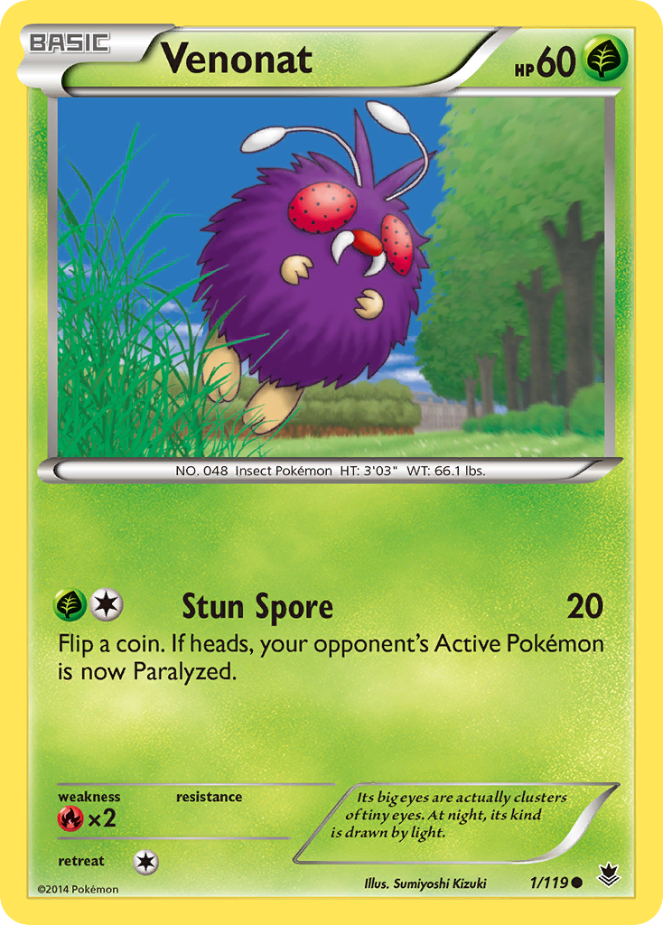 Venonat/119 - XY  Phantom Forces