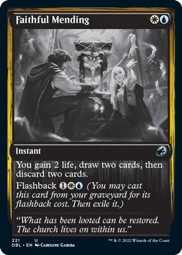 Faithful Mending (DBL-221) - Innistrad: Double Feature