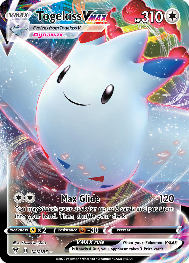 Togekiss VMAX 141/185 - SWSH04 Vivid Voltage Holofoil