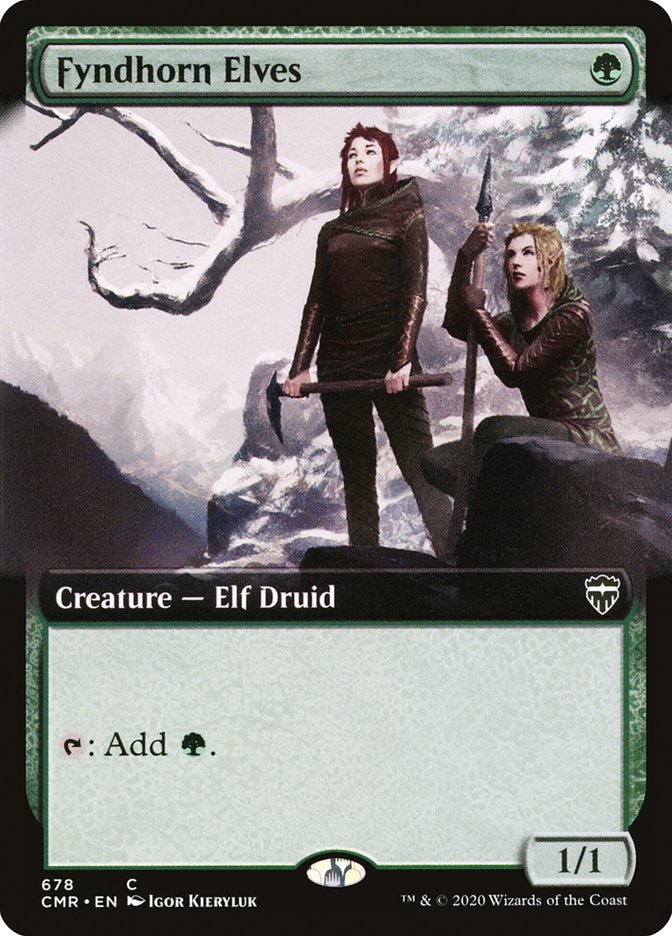 Fyndhorn Elves (Extended Art) (CMR-678) - Commander Legends: (Extended Art)