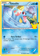 Totodile - 18/25 18/25 - McDonalds 25th Anniversary Promos