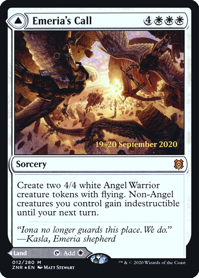 Emeria's Call (PRE-012) - Zendikar Rising Promos Foil