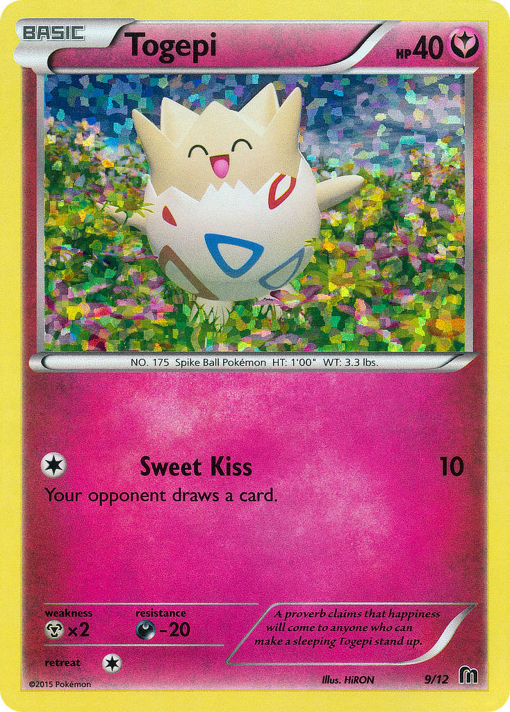 Togepi - 9/12/12 - McDonalds Promos 2016 Holofoil