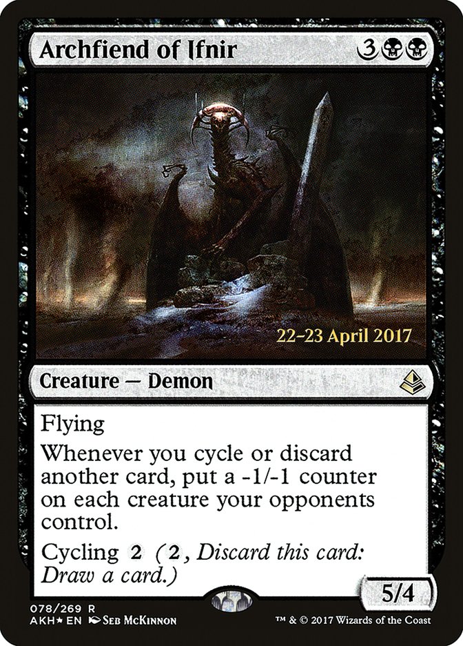 Archfiend of Ifnir (PRE-078) - Amonkhet Promos Foil