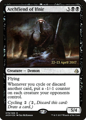 Archfiend of Ifnir (PRE-078) - Amonkhet Promos Foil