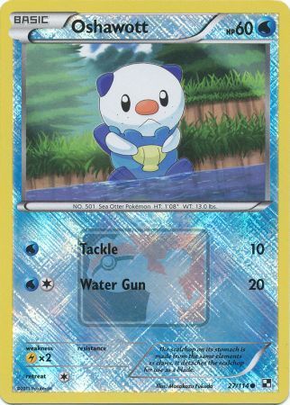 Oshawott - 27/114 (League Promo) 27 - League & Championship Cards Reverse Holofoil