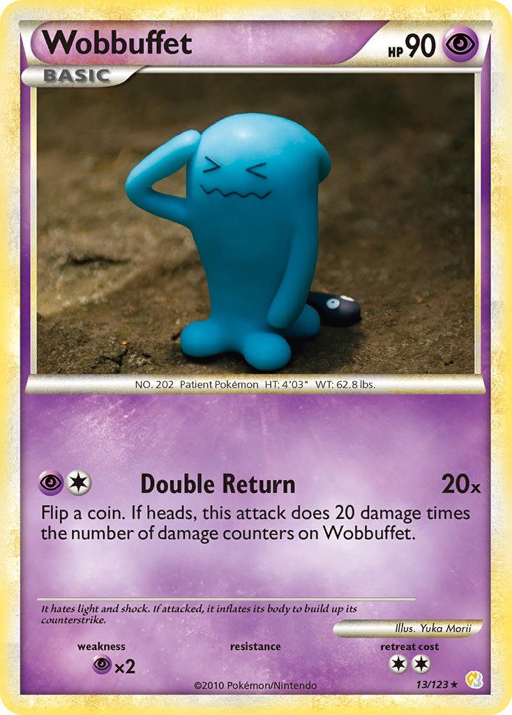 Wobbuffet 13/123 - HeartGold SoulSilver Holofoil