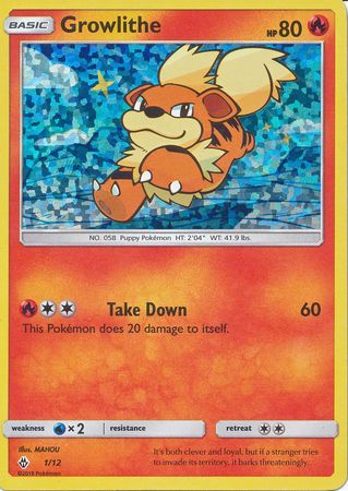 Growlithe - 1/12/12 - McDonalds Promos 2018 Holofoil