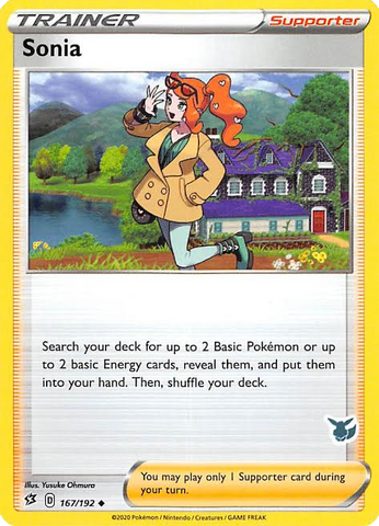 Sonia - 167/192 (Eevee Stamped) - Battle Academy 2022