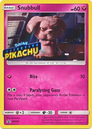 Snubbull - SM200 (Detective Pikachu Stamped)/248 - SM Promos Holofoil