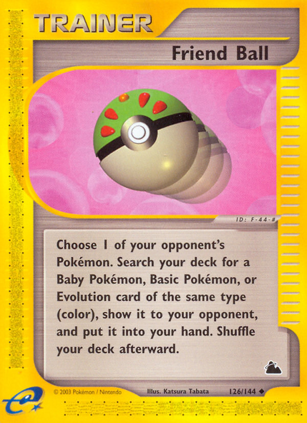 Friend Ball - 126/144 Skyridge - Uncommon