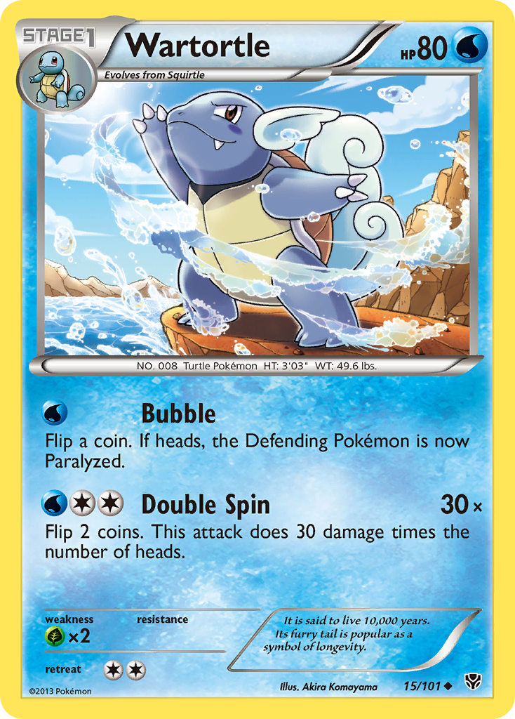 Wartortle 15/101 - Plasma Blast