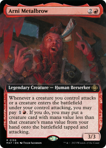 Arni Metalbrow (Extended Art) (MAT-159) - March of the Machine: The Aftermath: (Extended Art)