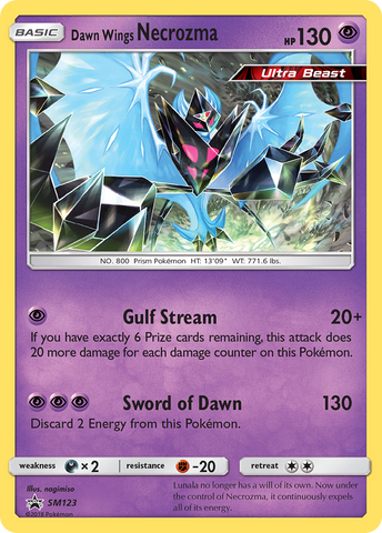 Dawn Wings Necrozma - SM123/248 - SM Promos Holofoil