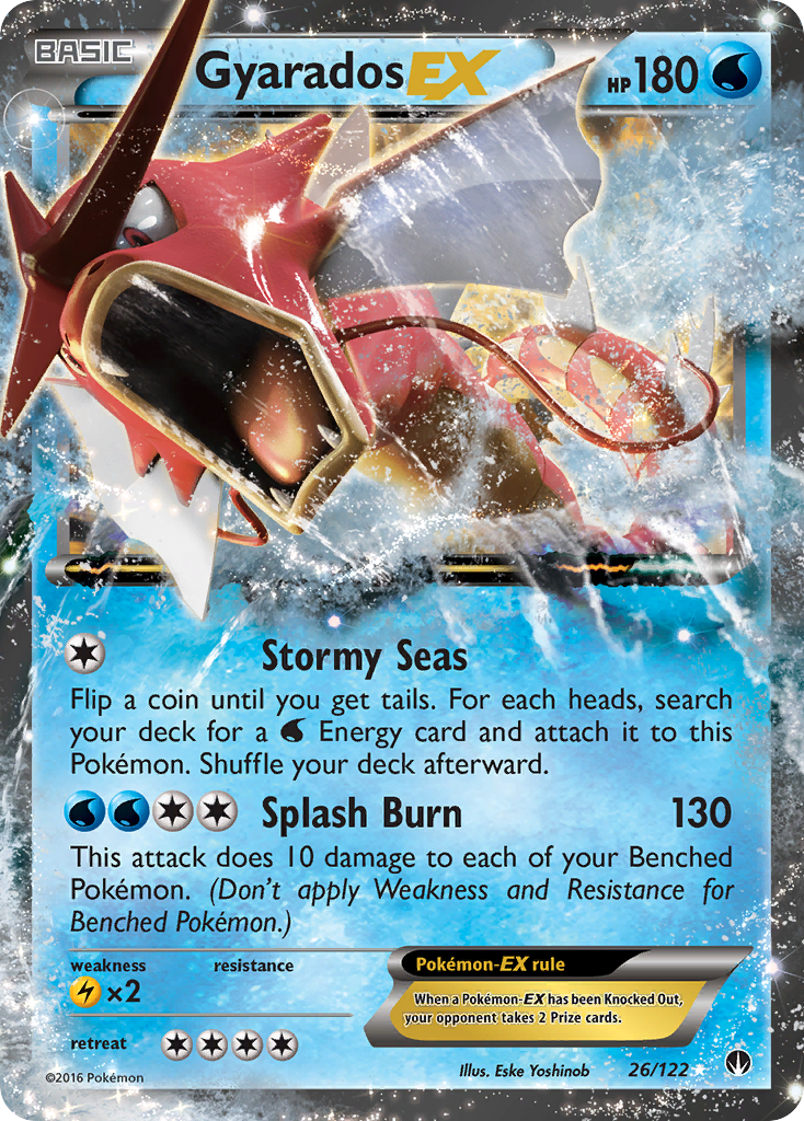 Gyarados EX 26/122 - XY  BREAKpoint Holofoil