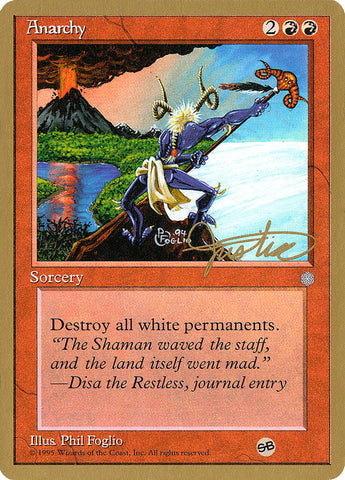 Anarchy - 1996 Mark Justice (ICE) (SB) (WCD-) - Pro Tour Collector Set