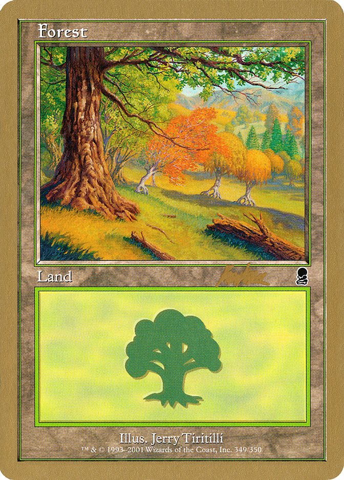 Forest (349) - 2002 Brian Kibler (ODY) (WCD-) - World Championship Decks 2002