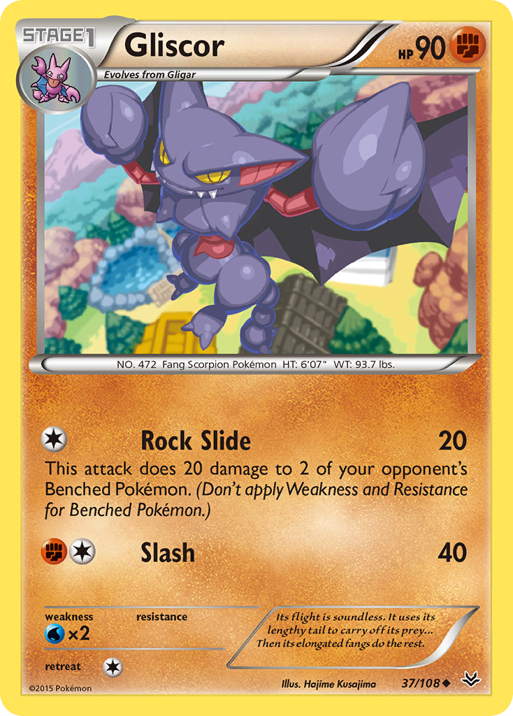 Gliscor/108 - XY  Roaring Skies