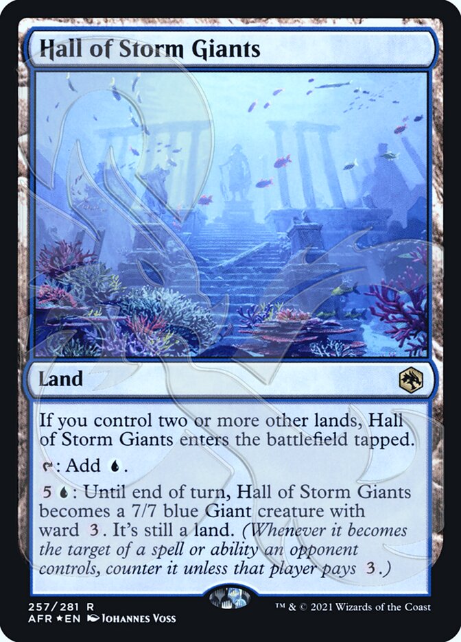 Hall of Storm Giants (AFR&-257A) - Adventures in the Forgotten Realms Promos Foil