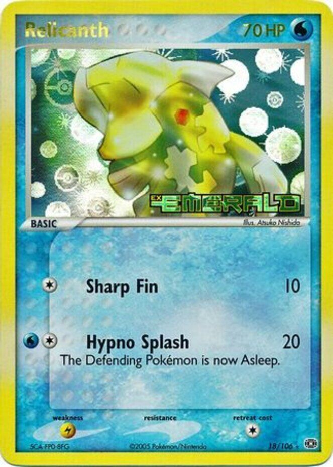 Relicanth/106 - Emerald Reverse Holofoil