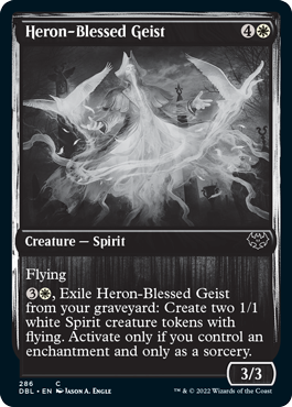 Heron-Blessed Geist (DBL-286) - Innistrad: Double Feature