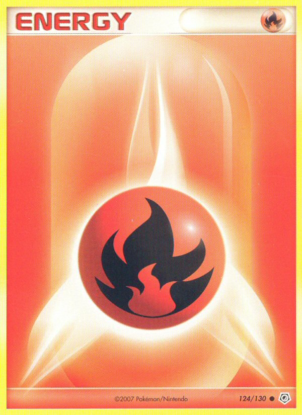 Fire Energy 124/130 - Diamond and Pearl