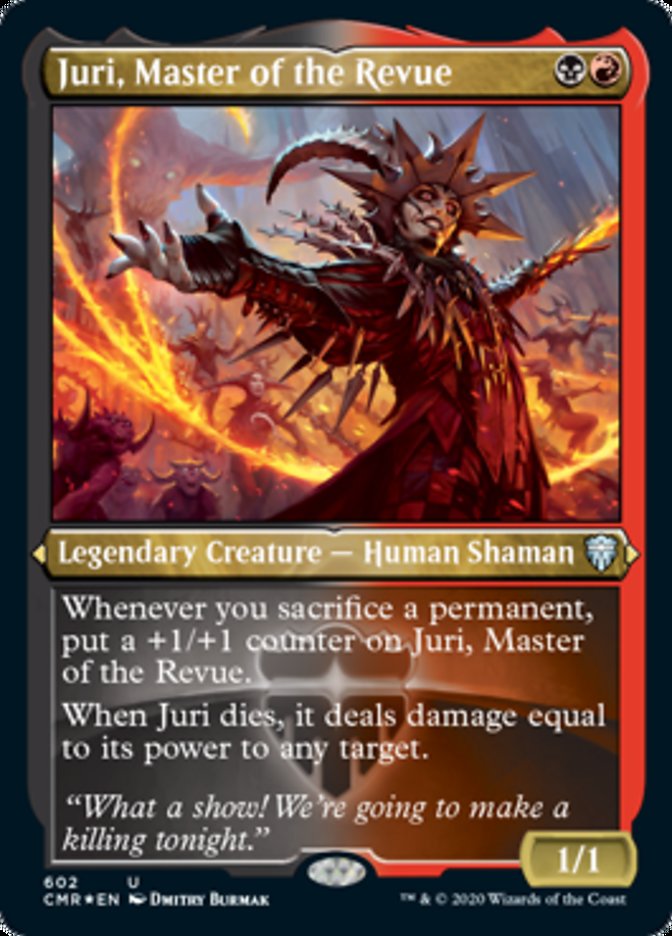 Juri, Master of the Revue (Foil Etched) (CMR-602) - Commander Legends Foil