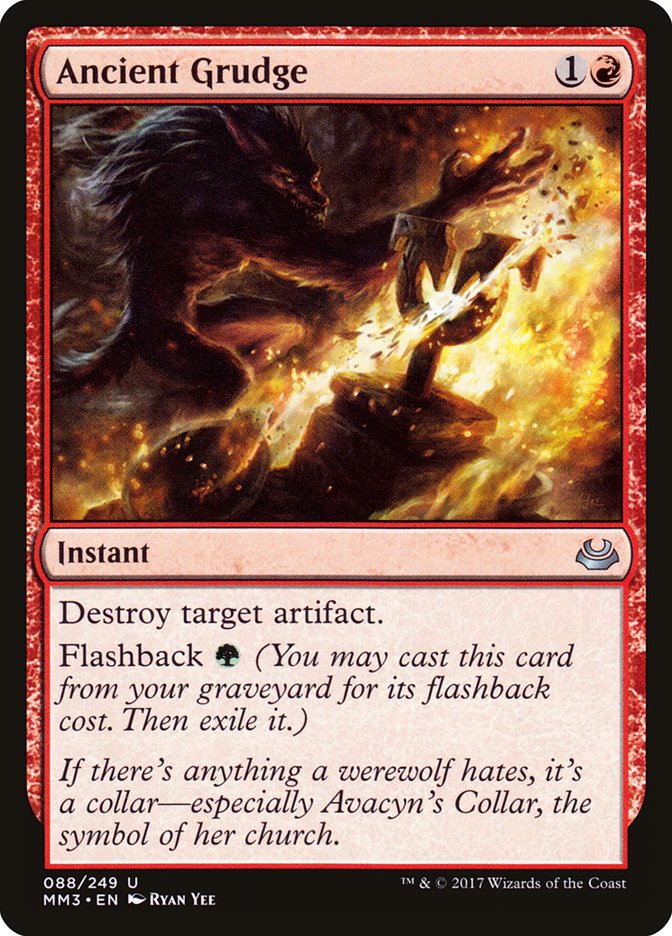Ancient Grudge (MM3-088) - Modern Masters 2017