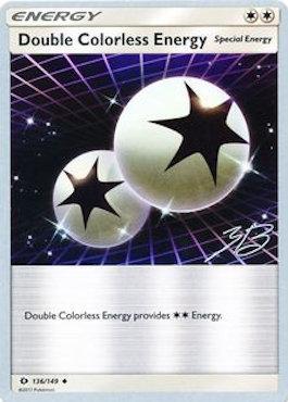 Double Colorless Energy - 2017 (Zachary Bokhari) 136 - World Championship Decks