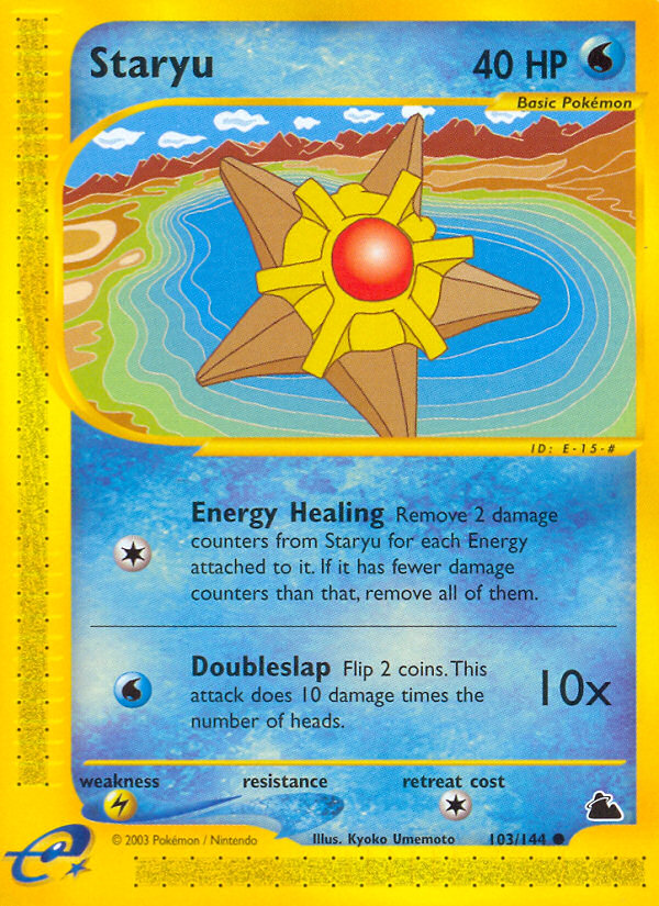 Staryu (103) - 103/144 Skyridge - Common