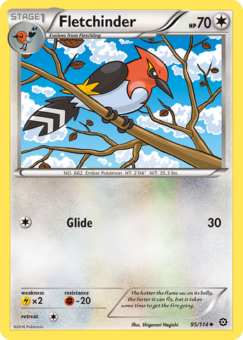 Fletchinder 95/114 - XY  Steam Siege