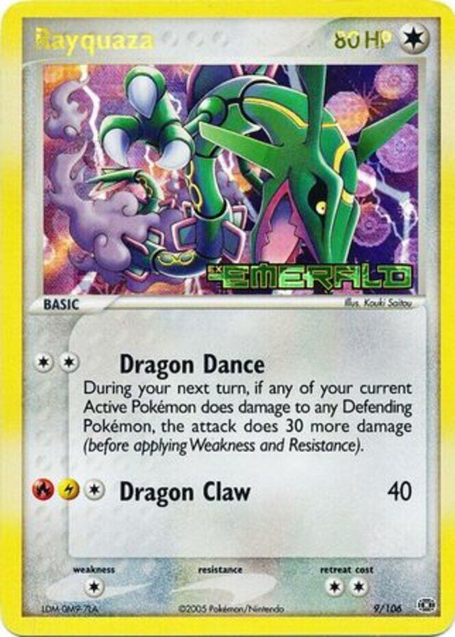 Rayquaza/106 - Emerald Reverse Holofoil