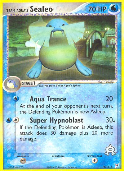 Team Aqua's Sealeo - 16/95/95 - Team Magma vs Team Aqua