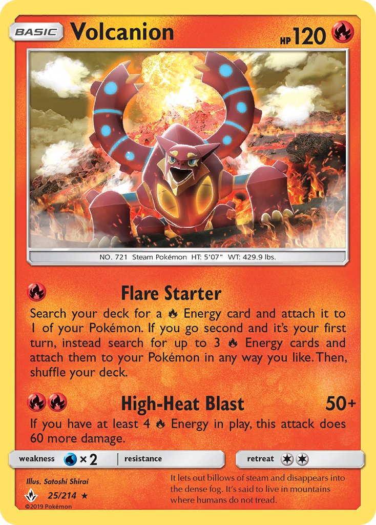 Volcanion - 25/214 - Deck Exclusives