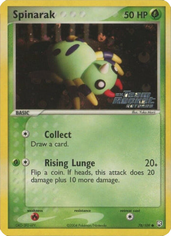 Spinarak 78/109 - Team Rocket Returns Reverse Holofoil