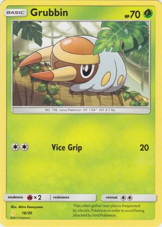 Grubbin - SM Trainer Kit Lycanroc & Alolan Raichu