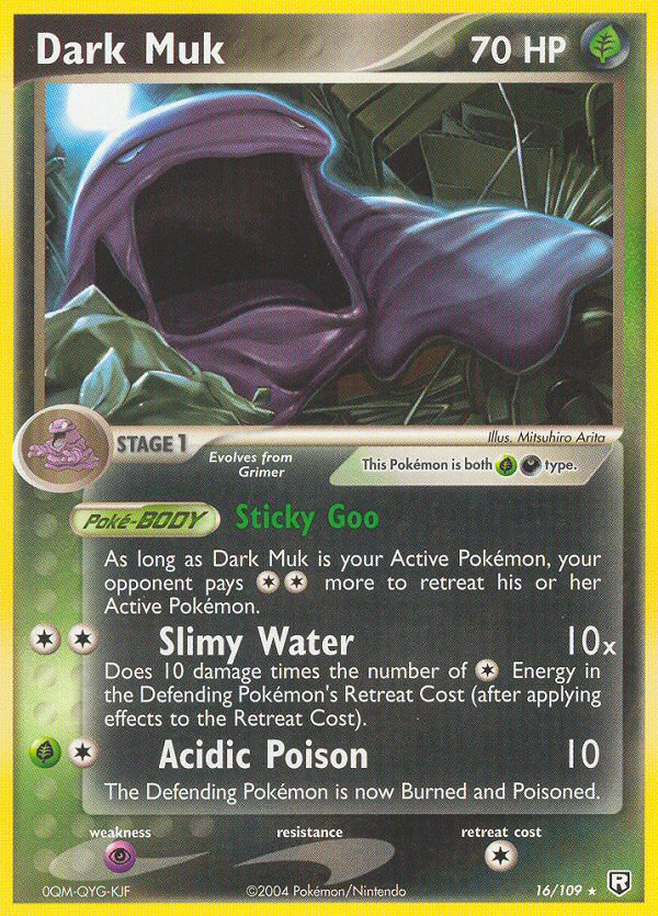Dark Muk 16/109 - Team Rocket Returns
