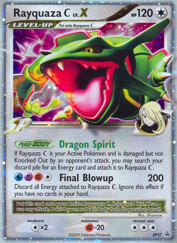Rayquaza C LV.X - DP47/56 - Diamond and Pearl Promos Holofoil